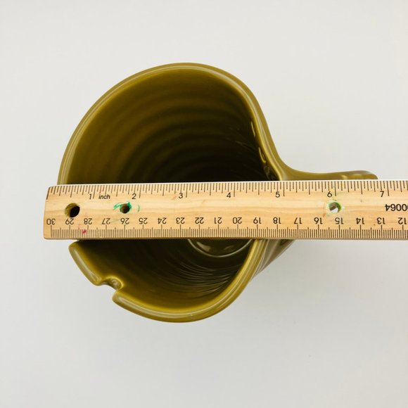 Elan Pottery Green Udon Noodle Ceramic Bowl Ramen Mug Cup Handle Student - Picture 9 of 10